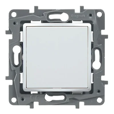 NILOE - Adaptador mosaico 45x45 mm blanco