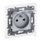 NILOE SELECTION - GNIAZDO 2P+Z - IP44 16 A - 250 V~ - Z PRZESŁONĄ, ZACISKI ŚRUBOWE ALUMINIUM