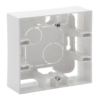 Niloe Step - boîtier simple à montage en surface - blanc