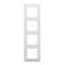 Niloe Step - Cadre quadruple 4x - Blanc