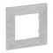 Niloe Step - cadre simple 1x - couleur aluminium brossé