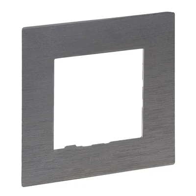 Niloe Step - Einzelrahmen 1x - Farbe: gebürsteter Stahl