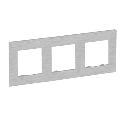 Niloe Step - Estructura triple 3x - Color aluminio cepillado