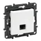 Niloe Step - RJ45 socket category 6 UTP - white