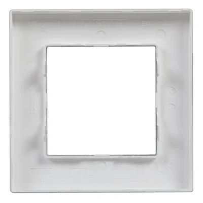 Niloe Step - telaio singolo 1x - colore alluminio spazzolato