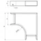 NIXO 90X50X250 IX - Arco de 90° (1 unidad)