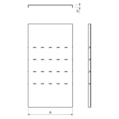 NIXVKO 90X50X62 Copertura ad arco IX inclinata di 90° (1 pz.)