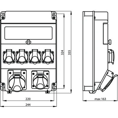 Nízkonapěťový rozváděč bez pojistek ROS-11