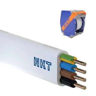 NKT instal lumen YDYpżo 450/750 4x1.5 Power cable, installation cable, multi-core cable with PVC insulation