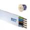 nkt instal YDYpżo 450/750 5x10 white Power cable, installation, multi-core with PVC insulation
