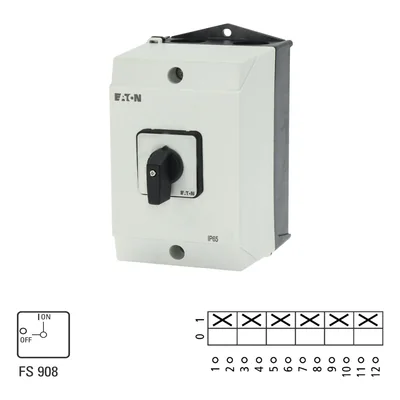 Nockenschalter, 32A, 13kW, T3-3-8342/I2