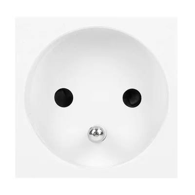NOEN FR, prise modulaire 45x45mm 1x2P+Z, type E française, 16A 250V, blanche