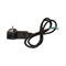 Non-disassembled flat plug with a handle and a 1.5 m cable, black