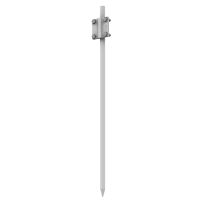 Non-extendable earth rod, diameter 16mm, length 1250mm, made of stainless steel