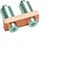 Non-insulated jumper 150mm2, 2-fold