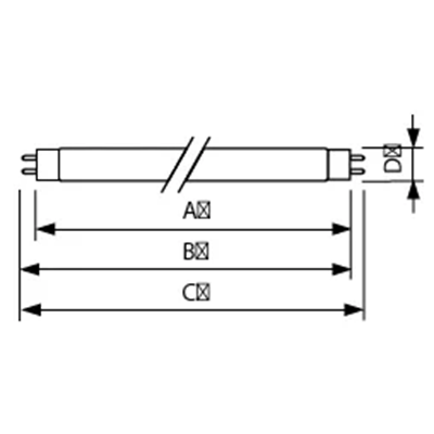 Non-integrated fluorescent lamp 36W G13 230V 3100lm NW