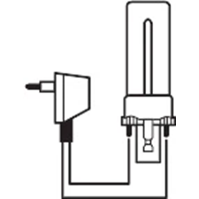 Non-integrated fluorescent lamp Dulux D/E 13W G24q-1 900lm NW