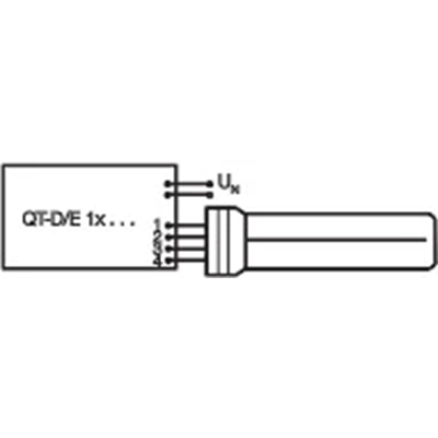 Non-integrated fluorescent lamp Dulux S/E 7W 2G7 400lm WW