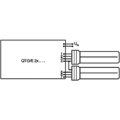 Non-integrated fluorescent lamp Dulux T/E 13W GX24q-1 900lm WW