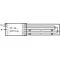 Non-integrated linear fluorescent lamp Lumilux FH 21W G5 230V 1900lm WW