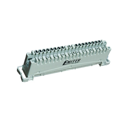 Non-separable gray telephone connector