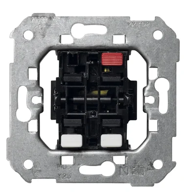 Normally open switch - double button (1 inputs, 2 outputs) 10AX