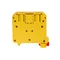 NOUVEAU Connecteur rail fileté 16.0mm² TS-35 1 voie jaune 40pcs.