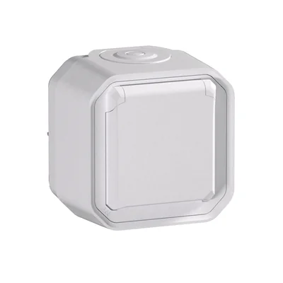NOUVEAU PLEXO - SCHUKO 2P+Z TERMINAUX À VIS MONTAGE EN SURFACE 16A-250V~ BLANC