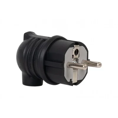 NOVA 16A 230V angled rubber plug IP44