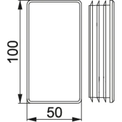 NOW100x50SR Couvercle de protection