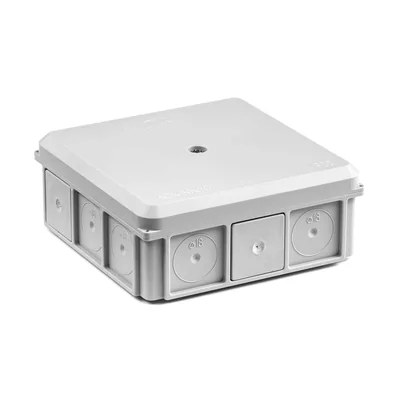 NSW90X90 Boîtier d'installation en saillie avec vis 90x90x37 IP55 gris 