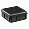 NSW90X90 Wall-mounted installation box with screw 90x90x37 IP55 black