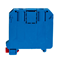 NUEVO Conector de carril roscado 16,0 mm² TS-35 1 vía, azul, 40 uds.