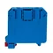 NUEVO Conector de carril roscado 16,0 mm² TS-35 1 vía, azul, 40 uds.