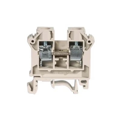 NUEVO Conector de carril roscado serie 10.0mm² TS-32.35 1 vía gris