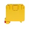 NUOVO Connettore per guida filettata 16,0 mm² TS-35 1 traccia, giallo, 40 pz.