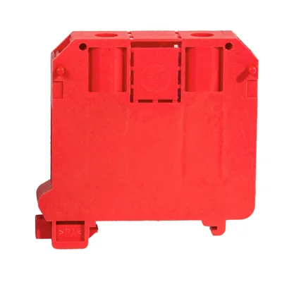 NUOVO Connettore per guida filettata 16,0 mm² TS-35 1 traccia, rosso, 40 pz.