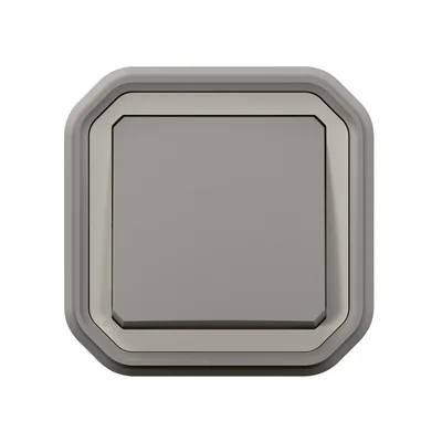 NUOVO PLEXO - INTERRUTTORE PER SCALE DA INCASSO SET 10AX - 250 V~ GRIGIO