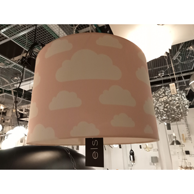 Nuvole rosa Lampada a sospensione per bambini