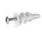 Nylonowy łącznik samowiercący do płyt gipsowo-kartonowych 16x36mm z wkrętem 3,9x32mm 100 szt