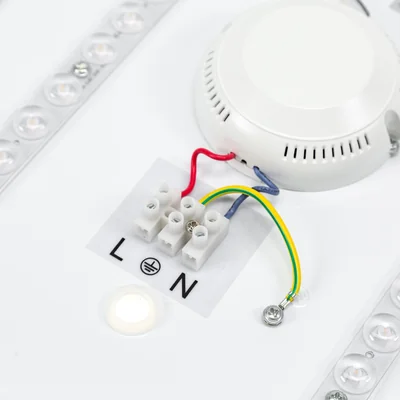 NYMPHEA 2 36W NW 230V 120st IP20 430x60mm BLANC carré.
