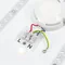 NYMPHEA 2 36W NW 230V 120st IP20 430x60mm BLANC carré.