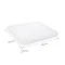 NYMPHEA 2 36W NW 230V 120st IP20 430x60mm BLANCO cuadrado.