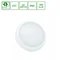 NYMPHEA CITY PRO 2 18/24W CCT 230V 120st IP65 IK08 FI320x80mm BIANCO rotondo 5 anni gw.