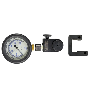O-head pressure gauge
