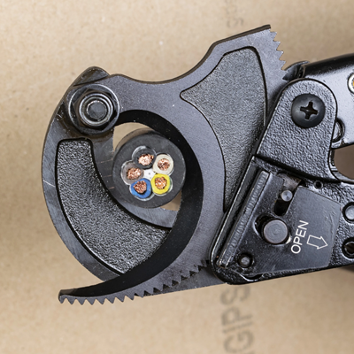 Obcinak do kabli z mechanizmem zapadkowym 250mm max 32mm Cr-Mo