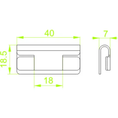 Oberer Trennverbinder