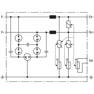 Обмежувач перенапруг BLITZDUCTOR VT KKS ALD 75 BVT KKS ALD 75