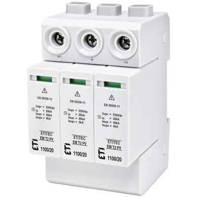 Обмежувач перенапруги ETITEC EM T2 PV 1100/20 Y