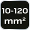 Обтискні кліщі для клем 10-120 мм2 (8-4/0 AWG), 610 мм